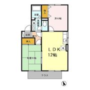 ハイカムール葛原の間取り画像
