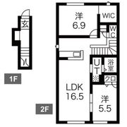 エスターテ西町の間取り画像