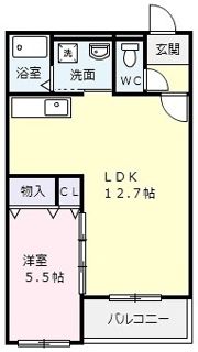 HEARTFUL MANSION Copain（コパン）の間取り画像