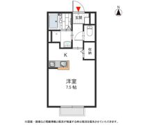メゾンドゥ長瀬 Ⅱの間取り画像