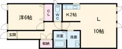 ルケレス深堀の間取り画像