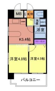イトーピア天神東の間取り画像