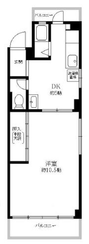 諏訪山マンションの間取り画像