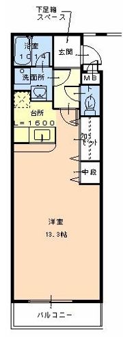 ルーチェ秋月の間取り画像