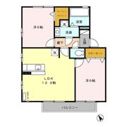リビングタウン上野台 Bの間取り画像