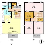 BLESS HOUSE柏西町 Dの間取り画像