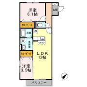 シトラスコート Aの間取り画像