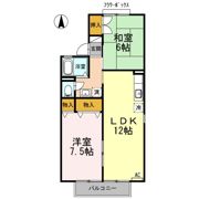 夏梅ビレッジ E棟の間取り画像