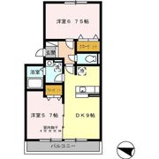 グランディールⅡの間取り画像