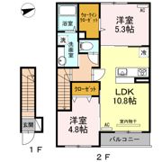 カミーユ上福原の間取り画像