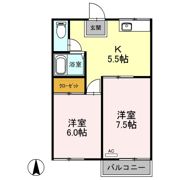 サンシャイン雄町 B棟の間取り画像