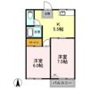 サンシャイン雄町 B棟の間取り画像