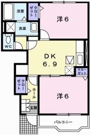 アウローラM Aの間取り画像