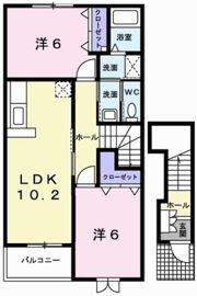 アウローラM Bの間取り画像