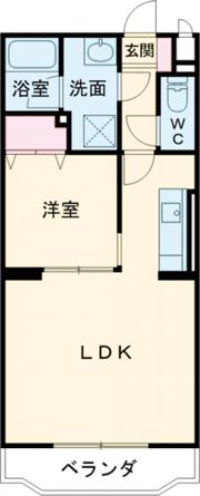 One Faceの間取り画像