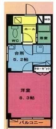 リバティおひつじ座の間取り画像