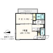 F・WORKS 水車町の間取り画像