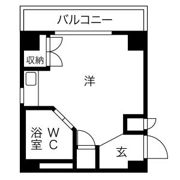堀田朝日マンションの間取り画像