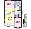 ベルフラワーの間取り画像