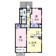 アルバ・セレノ 壱番館の間取り画像