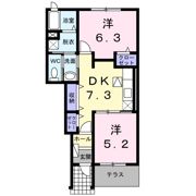 フェリーチェ三本松の間取り画像