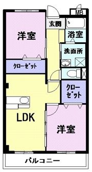 レジダンス・フルールの間取り画像