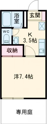 コルビーイーストの間取り画像