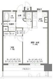 アクタス博多Vタワーの間取り画像