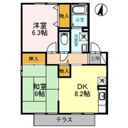 グランメールの間取り画像