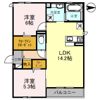 カーサ ベルシーの間取り画像