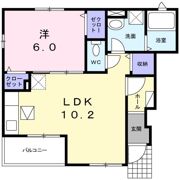 アルバーダ Aの間取り画像
