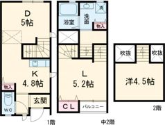 プレミアム宿町の間取り画像