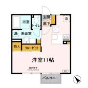 ソシアルハイツ Cの間取り画像