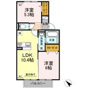 ハイム仁保津沖の間取り画像