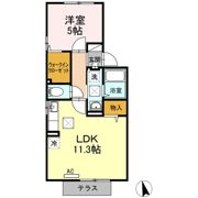 桐原第五ハイツの間取り画像