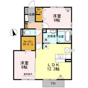 アヴァン ドゥース B棟の間取り画像