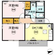 ビオトープ勝賀 A棟の間取り画像