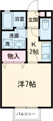セジュール紅葉Ⅱの間取り画像