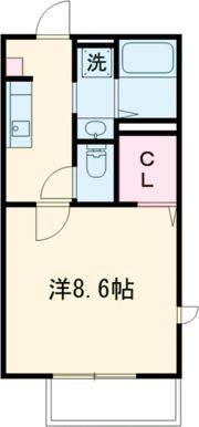 カスカータ B棟の間取り画像