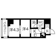スパシエ蒲田グランドタワーの間取り画像