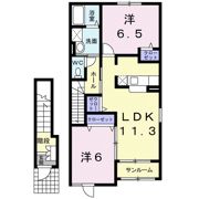 アタラクシアⅣ－Aの間取り画像