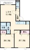 PearlyShellⅥの間取り画像