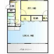 近藤マンションの間取り画像