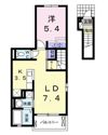 サンテラスⅡの間取り画像