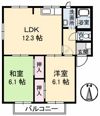メリーハイム中村 A棟の間取り画像