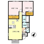 パセオプラシード ⅤⅥⅦの間取り画像