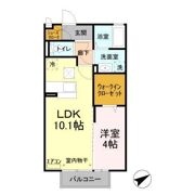 エレファントⅥの間取り画像