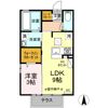 アエラス Dの間取り画像