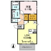 コスモス Aの間取り画像