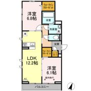 Maison des Anges(メゾン デ ザンジュ)の間取り画像